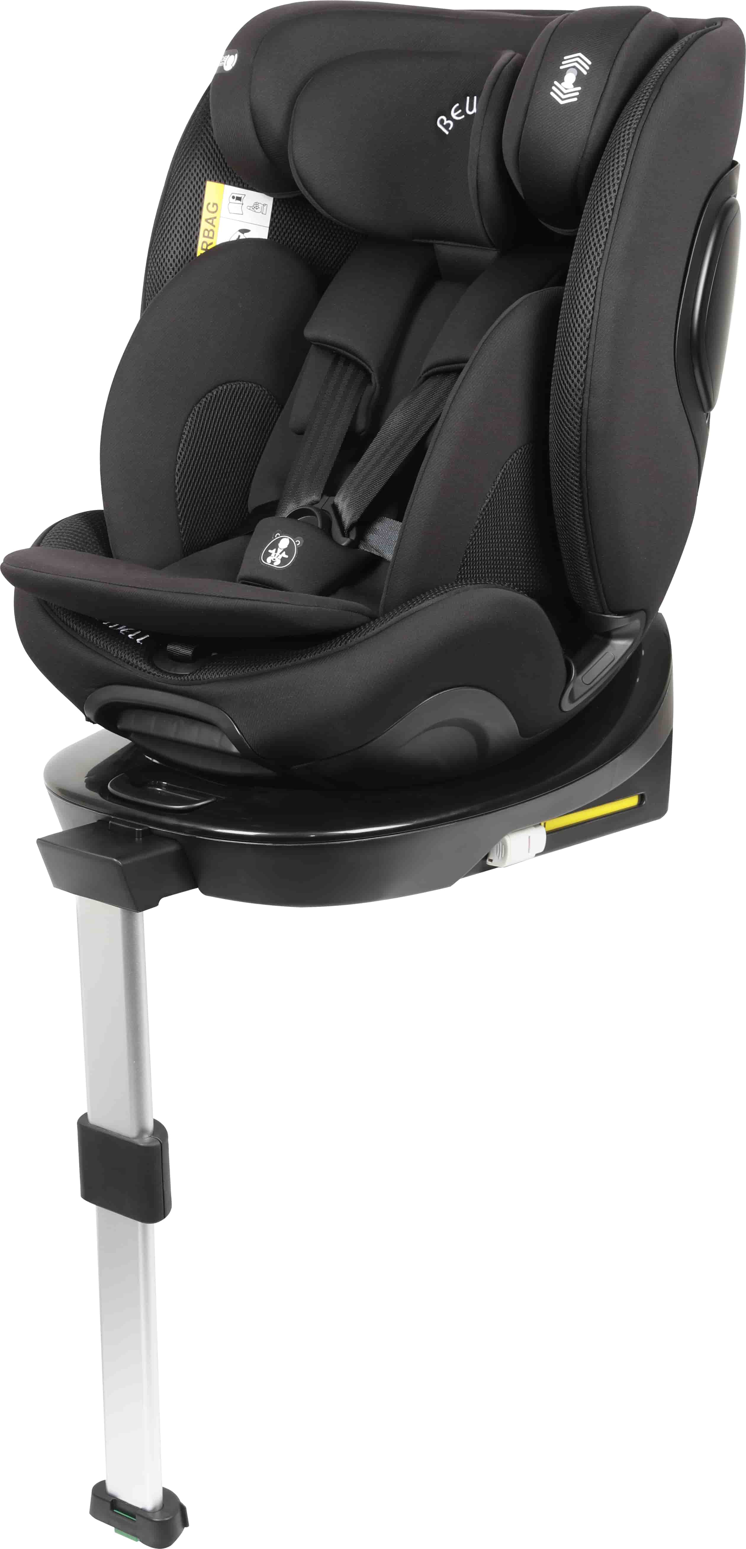 ISOFIX och Stödben Barnbil Säkerhetsstol för Baby 40-150cm